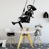 Banksy Girl Swing Wall Sticker