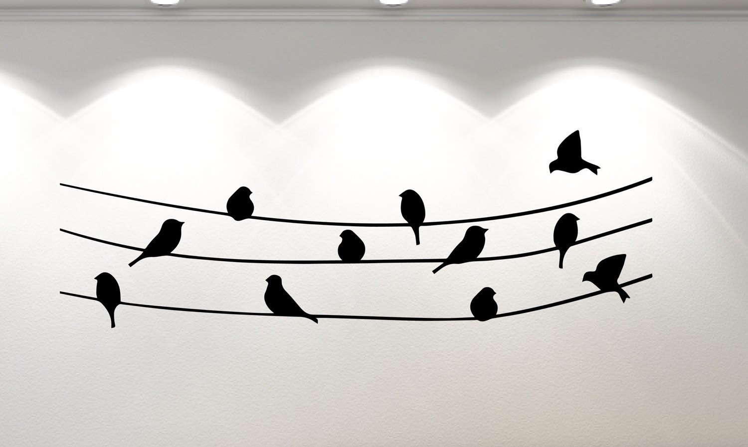 Birds On A Wire Wall Sticker
