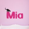 Cat Name Wall Sticker
