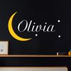 Name with Moon and Stars wall sticker