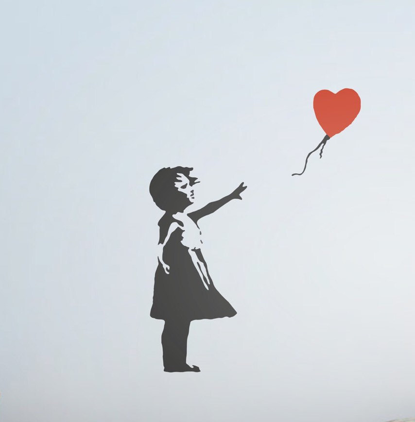 Banksy Girl Balloon