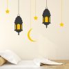 Hanging Lanterns With Stars And Moon Wall Sticker