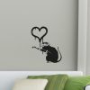 Banksy Love Rat Wall Sticker