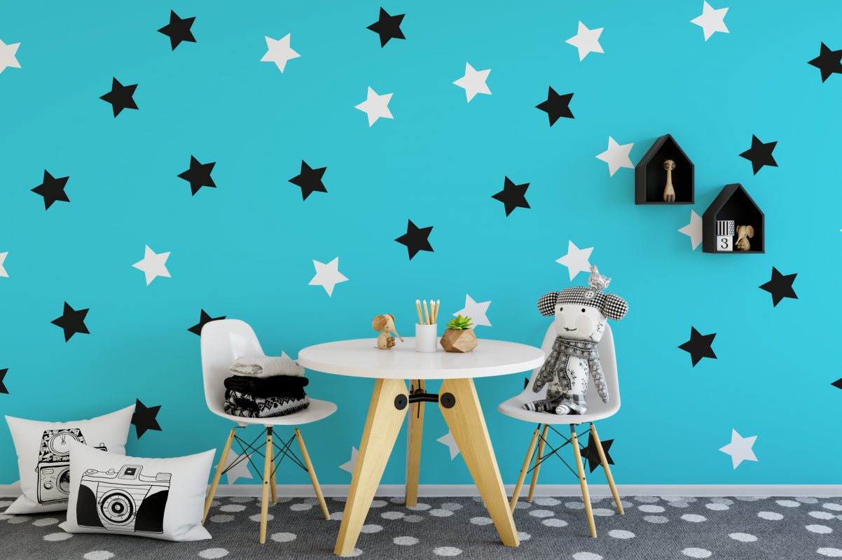 Bright Star Wall Stickers Star Wall Stickers Nursery Wall Stickers