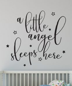 a little angel wall sticker