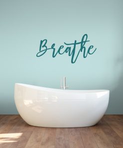 Breathe Bathroom Wall Sticker