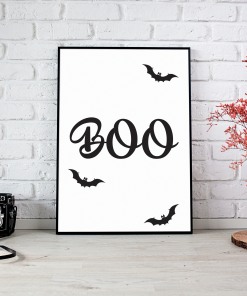 Boo Halloween Print
