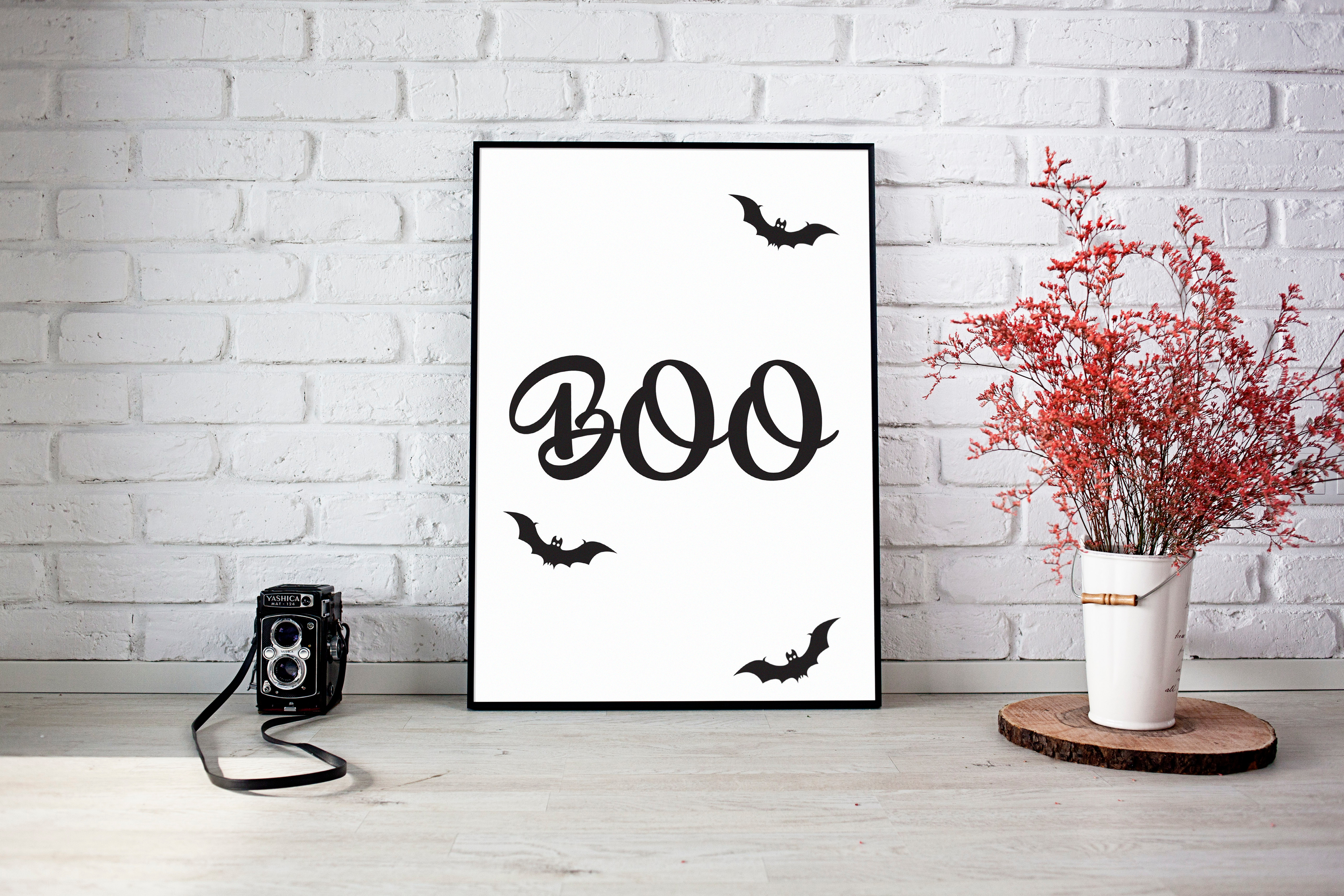 Boo Halloween Print